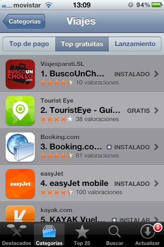 BuscoUnChollo.com Top1 en el App Store de Apple