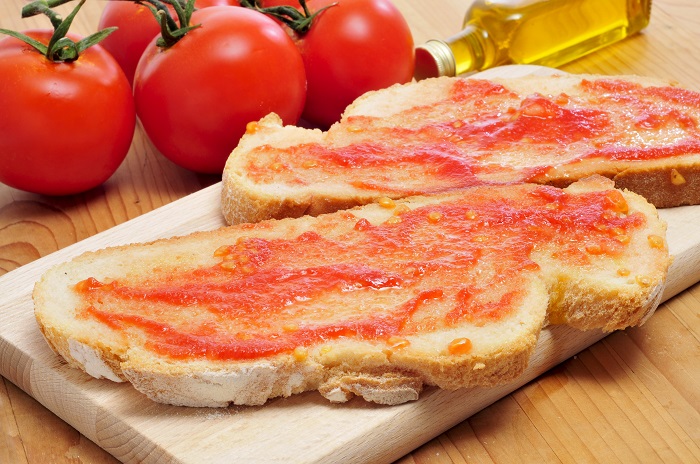 pan con tomate Mediterráneo