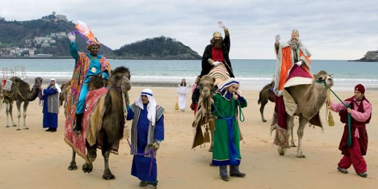 Reyes Magos en Camellos