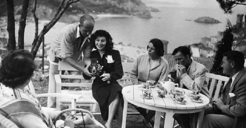 Ava Gadner y Frank Sinatra, Cala Canyet, Tossa de Mar
