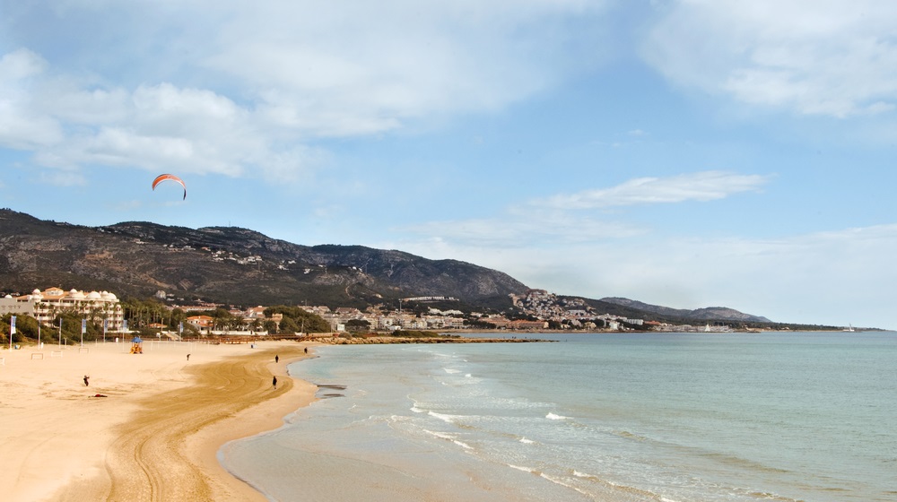 A view of Romana beach in Alcocebre, Valencia, Spain