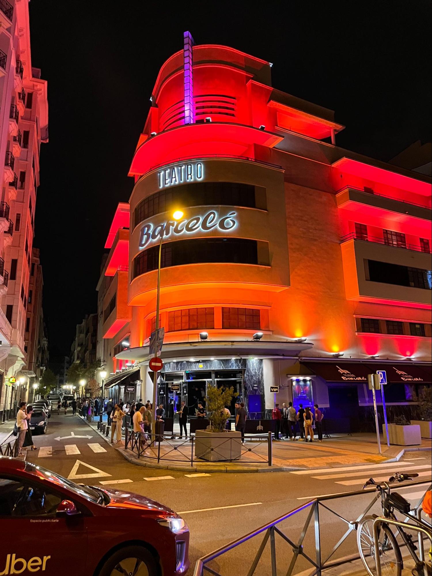 La discoteca Teatro Barceló en Madrid