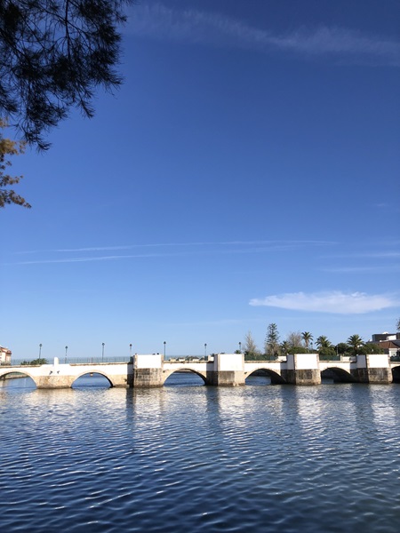 Foto del puente de Tavira 