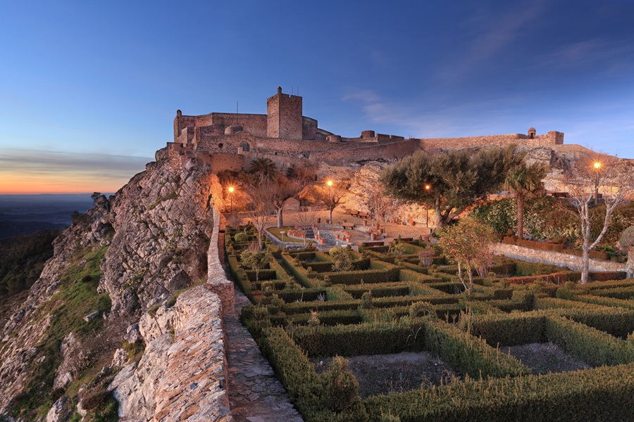 Marvao de noche 