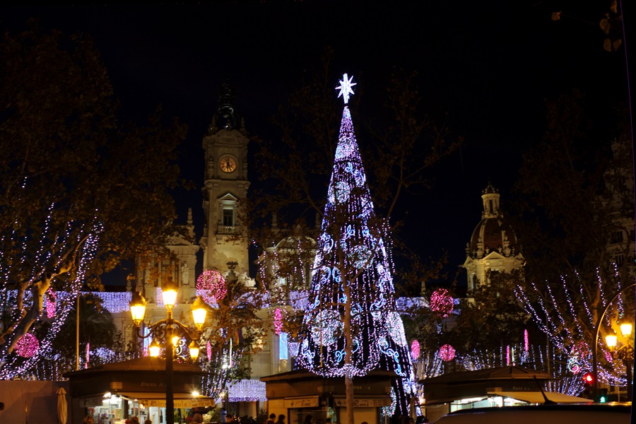 Árbol de Navidad en Valencia 